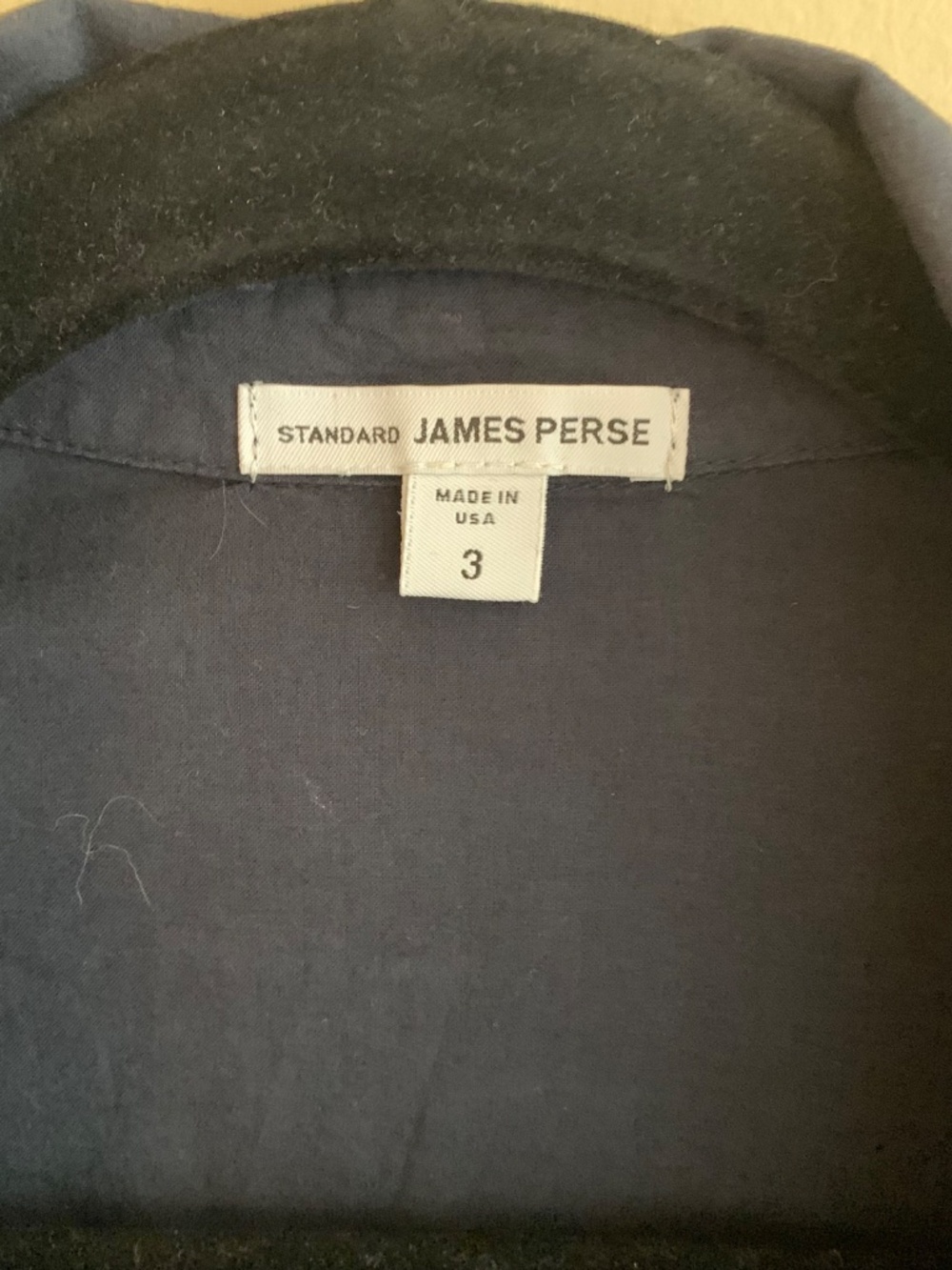 JAMES PERSE SIDE PANEL SLIM FIT SHIRT (3/L) - Picture 4 of 6